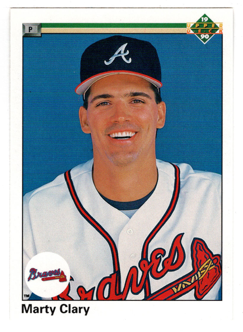 Marty Clary - Atlanta Braves (MLB Baseball Card) 1990 Upper Deck # 779 Mint