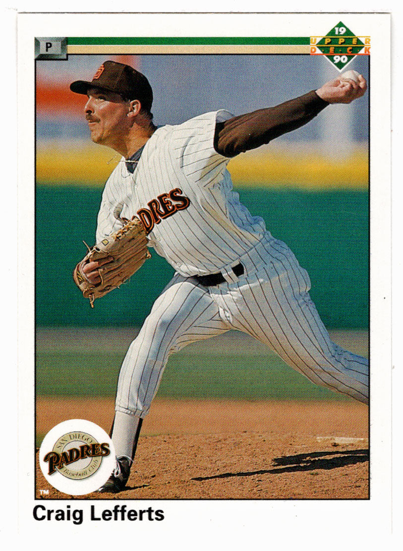 Craig Lefferts - San Diego Padres (MLB Baseball Card) 1990 Upper Deck # 792 Mint