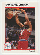 Charles Barkley - Philadelphia 76ers (NBA Basketball Card) 1991-92 Hoops # 156 Mint