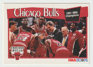 Chicago Bulls Team Card - 1991 Champions (NBA Basketball Card) 1991-92 Hoops # 277 Mint
