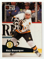 Ray Bourque - Boston Bruins (NHL Hockey Card) 1991-92 Pro Set # 9 Mint
