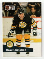 Dave Christian - Boston Bruins (NHL Hockey Card) 1991-92 Pro Set # 11 Mint