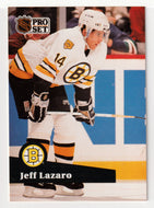 Jeff Lazaro RC - Boston Bruins (NHL Hockey Card) 1991-92 Pro Set # 13 Mint