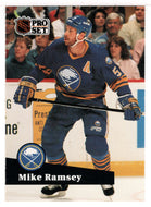 Mike Ramsey - Buffalo Sabres (NHL Hockey Card) 1991-92 Pro Set # 25 Mint