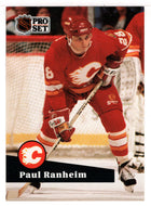 Paul Ranheim - Calgary Flames (NHL Hockey Card) 1991-92 Pro Set # 31 Mint