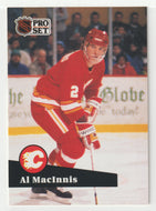 Al MacInnis - Calgary Flames (NHL Hockey Card) 1991-92 Pro Set # 33 Mint