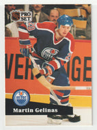Martin Gelinas - Edmonton Oilers (NHL Hockey Card) 1991-92 Pro Set # 66 Mint