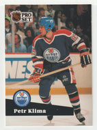 Petr Klima - Edmonton Oilers (NHL Hockey Card) 1991-92 Pro Set # 72 Mint