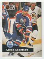 Glenn Anderson - Edmonton Oilers (NHL Hockey Card) 1991-92 Pro Set # 75 Mint