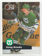 Doug Houda - Hartford Whalers (NHL Hockey Card) 1991-92 Pro Set # 81 Mint