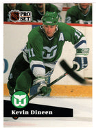 Kevin Dineen - Hartford Whalers (NHL Hockey Card) 1991-92 Pro Set # 89 Mint