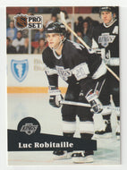 Luc Robitaille - Los Angeles Kings (NHL Hockey Card) 1991-92 Pro Set # 95 Mint