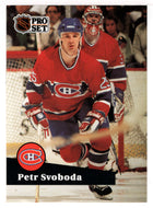 Petr Svoboda - Montreal Canadiens (NHL Hockey Card) 1991-92 Pro Set # 123 Mint