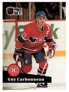 Guy Carbonneau - Montreal Canadiens (NHL Hockey Card) 1991-92 Pro Set # 130 Mint