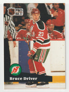 Bruce Driver - New Jersey Devils (NHL Hockey Card) 1991-92 Pro Set # 140 Mint