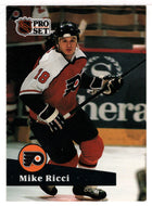 Mike Ricci - Philadelphia Flyers (NHL Hockey Card) 1991-92 Pro Set # 170 Mint
