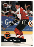 Murray Craven - Philadelphia Flyers (NHL Hockey Card) 1991-92 Pro Set # 175 Mint