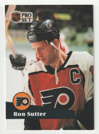Ron Sutter - Philadelphia Flyers (NHL Hockey Card) 1991-92 Pro Set # 178 Mint