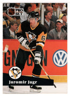 Jaromir Jagr - Pittsburgh Penguins (NHL Hockey Card) 1991-92 Pro Set # 183 Mint