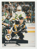 Bob Errey - Pittsburgh Penguins (NHL Hockey Card) 1991-92 Pro Set # 187 Mint