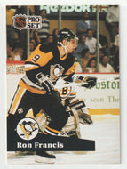 Ron Francis - Pittsburgh Penguins (NHL Hockey Card) 1991-92 Pro Set # 188 Mint