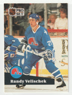 Randy Velischek - Quebec Nordiques (NHL Hockey Card) 1991-92 Pro Set # 206 Mint