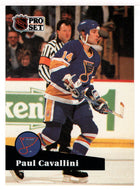 Paul Cavallini - St. Louis Blues (NHL Hockey Card) 1991-92 Pro Set # 214 Mint