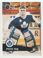 Peter Ing - Toronto Maple Leafs (NHL Hockey Card) 1991-92 Pro Set # 222 Mint