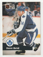 David Reid - Toronto Maple Leafs (NHL Hockey Card) 1991-92 Pro Set # 229 Mint