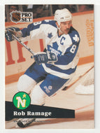 Rob Ramage - Toronto Maple Leafs (NHL Hockey Card) 1991-92 Pro Set # 232 Mint