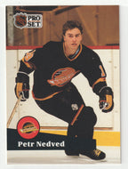 Petr Nedved - Vancouver Canucks (NHL Hockey Card) 1991-92 Pro Set # 235 Mint