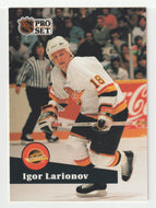 Igor Larionov - Vancouver Canucks (NHL Hockey Card) 1991-92 Pro Set # 246 Mint