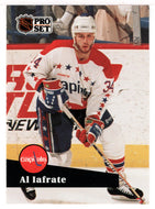 Al Iafrate - Washington Capitals (NHL Hockey Card) 1991-92 Pro Set # 250 Mint