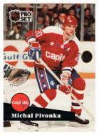 Michal Pivonka - Washington Capitals (NHL Hockey Card) 1991-92 Pro Set # 252 Mint