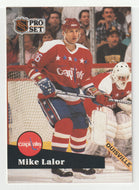 Mike Lalor - Washington Capitals (NHL Hockey Card) 1991-92 Pro Set # 255 Mint