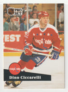 Dino Ciccarelli - Washington Capitals (NHL Hockey Card) 1991-92 Pro Set # 258 Mint
