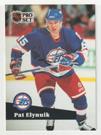 Pat Elynuik - Winnipeg Jets (NHL Hockey Card) 1991-92 Pro Set # 262 Mint
