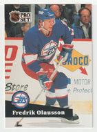Fredrik Olausson - Winnipeg Jets (NHL Hockey Card) 1991-92 Pro Set # 264 Mint