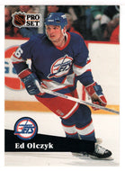 Ed Olczyk - Winnipeg Jets (NHL Hockey Card) 1991-92 Pro Set # 265 Mint