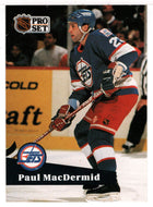Paul MacDermid - Winnipeg Jets (NHL Hockey Card) 1991-92 Pro Set # 269 Mint