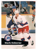 Mark Osborne - Winnipeg Jets (NHL Hockey Card) 1991-92 Pro Set # 270 Mint