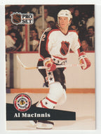 Al MacInnis - Calgary Flames - All Stars (NHL Hockey Card) 1991-92 Pro Set # 275 Mint
