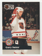Gary Suter - Calgary Flames - All Stars (NHL Hockey Card) 1991-92 Pro Set # 276 Mint
