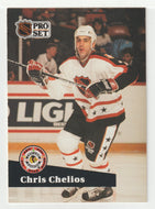 Chris Chelios - Chicago Blackhawks - All Stars (NHL Hockey Card) 1991-92 Pro Set # 278 Mint