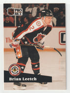 Brian Leetch - New York Rangers - All Stars (NHL Hockey Card) 1991-92 Pro Set # 309 Mint