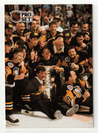 Pittsburgh Penguins - Stanley Cup Champions (NHL Hockey Card) 1991-92 Pro Set # 319 Mint