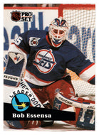 Bob Essensa - Winnipeg Jets - League Leaders (NHL Hockey Card) 1991-92 Pro Set # 602 Mint