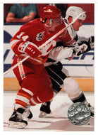 Theo Fleury - Calgary Flames (NHL Hockey Card) 1991-92 Pro Set Platinum # 16 Mint