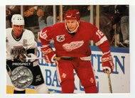 Vladimir Konstantinov RC - Detroit Red Wings - Prospects (NHL Hockey Card) 1991-92 Pro Set Platinum # 254 Mint