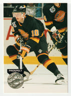 Pavel Bure - Vancouver Canucks - Prospects (NHL Hockey Card) 1991-92 Pro Set Platinum # 272 Mint